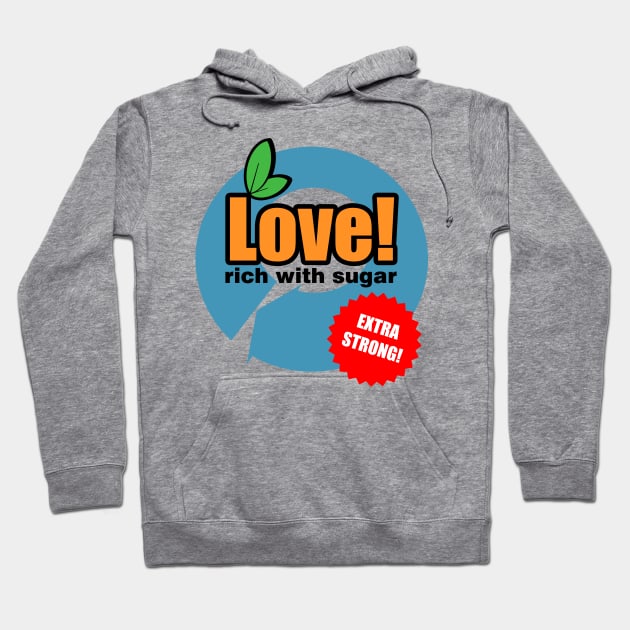 Extra Strong Love Hoodie by Tanja Kosta